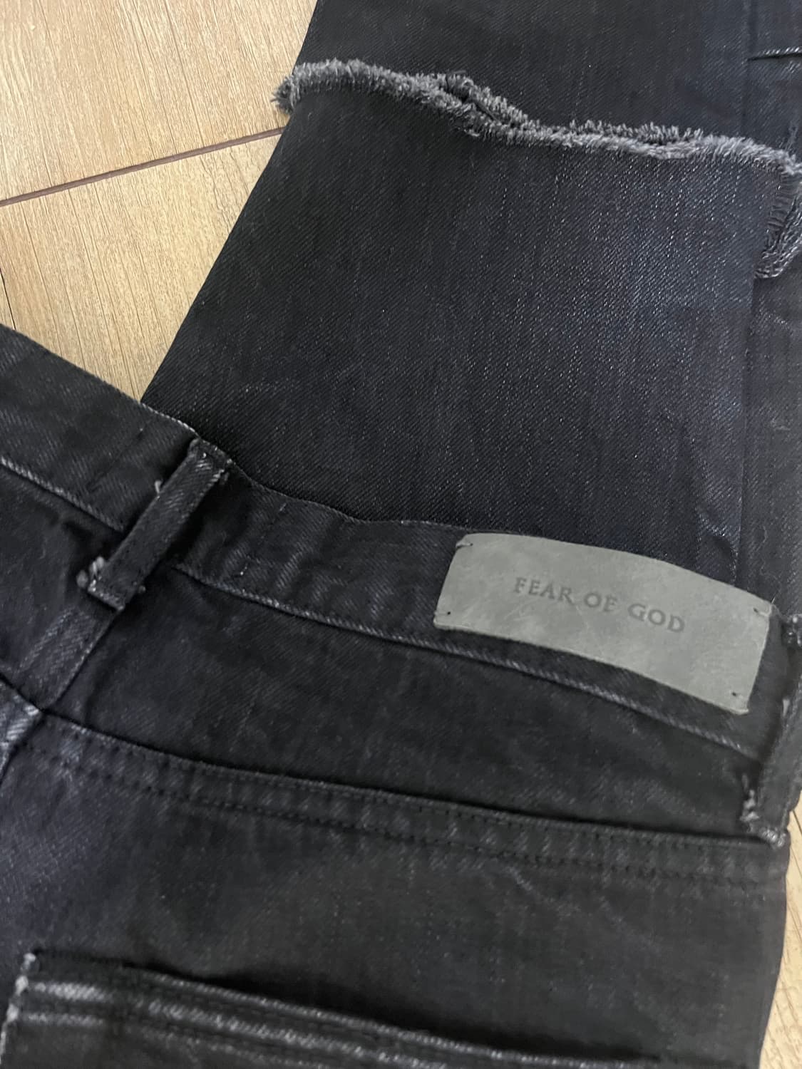 피어오브갓 디스트로이드 지퍼 데님진 상품이미지7