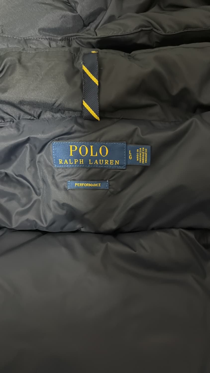 폴로 랄프로렌 발수 다운 패딩 네이비 L 상품이미지4