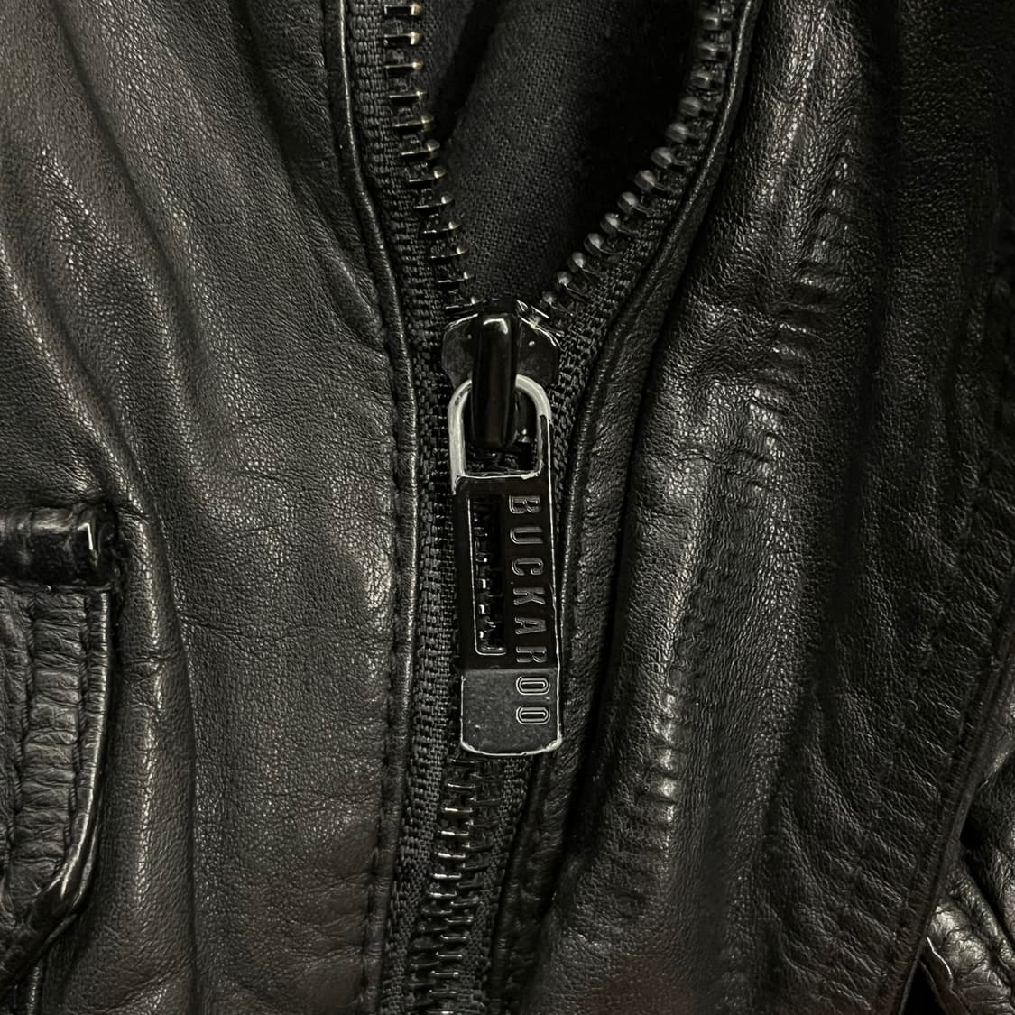 [정품/L] BUCKAROO 버커루 블랙 가죽 자켓 b10 상품이미지7