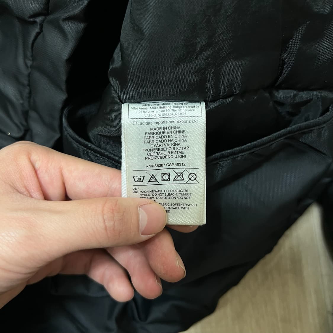 아디다스 발렌시아 FC 축구 돕바 롱패딩 M/95  상품이미지7