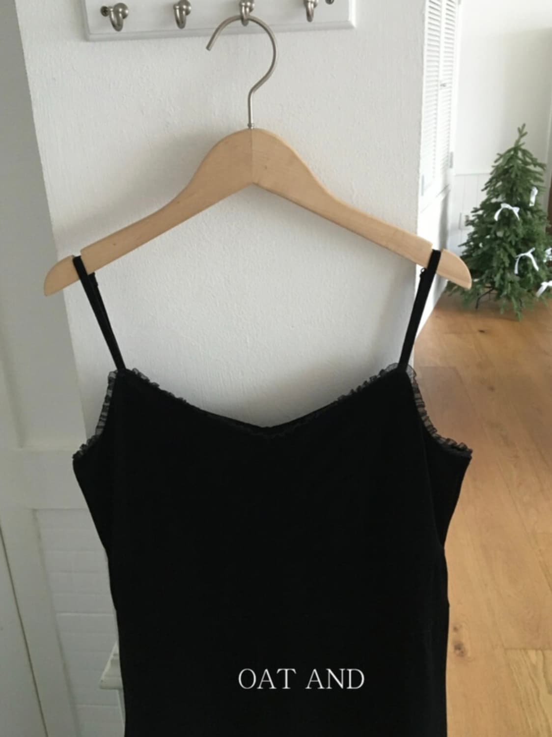 오트앤드 클래식 벨벳 원피스 상품이미지8