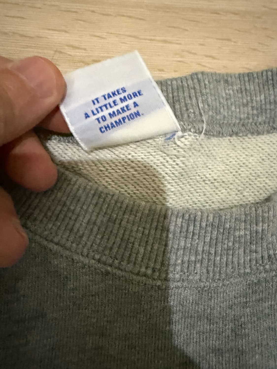 챔피온 스웻 맨투맨 그레이 M 상품이미지3