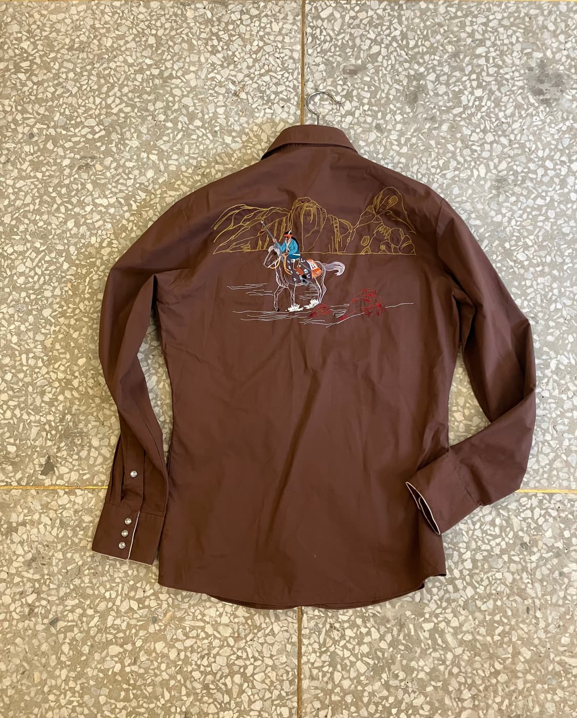 USA 네이티브 원주민 웨스턴 셔츠  상품이미지5