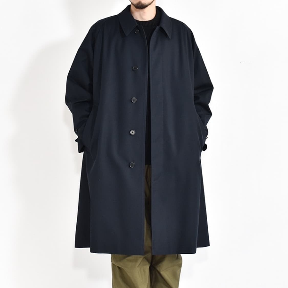 캡틴선샤인 22fw 카발리트윌 워커 코트 네이비 38 상품이미지4