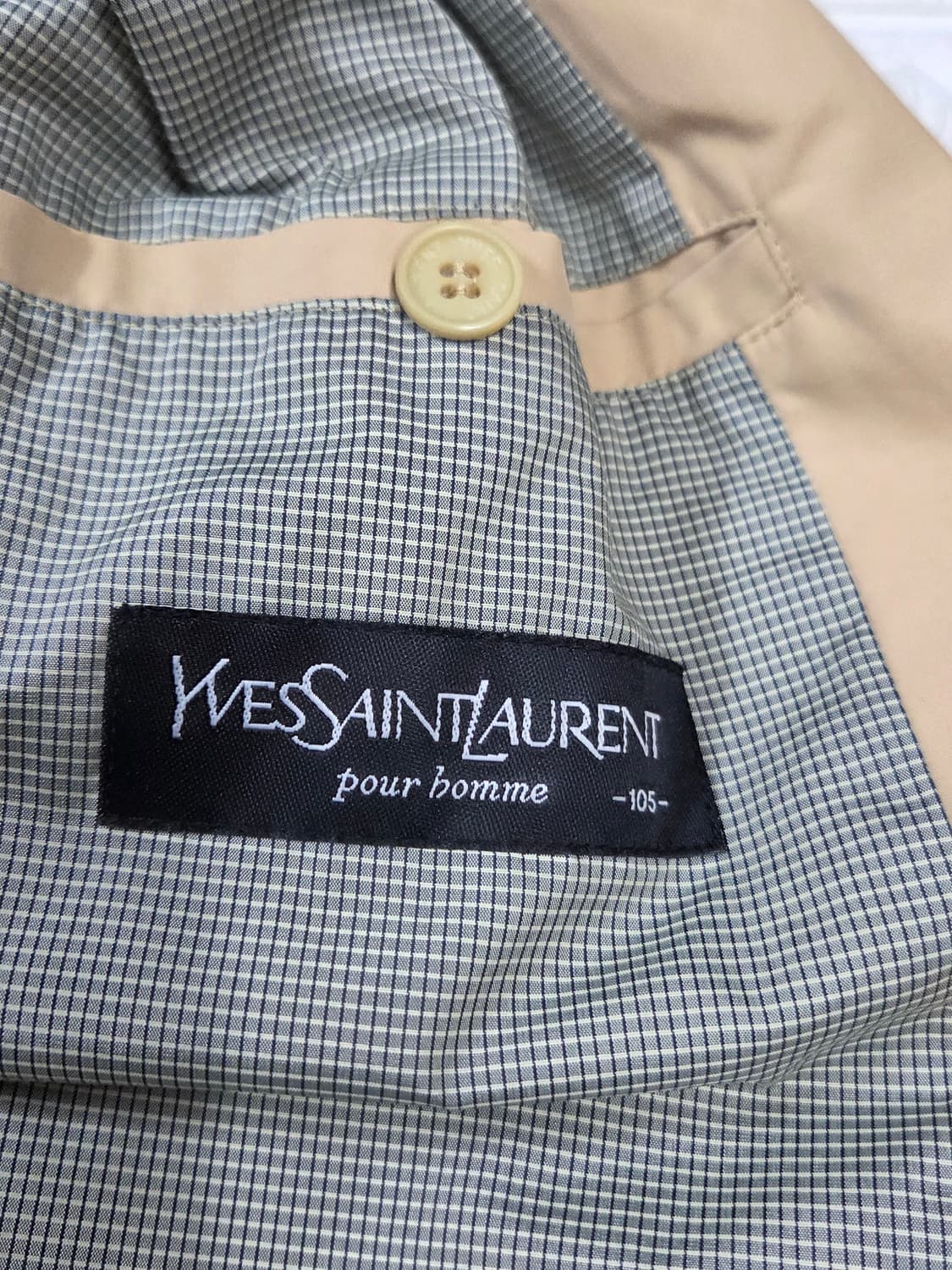 입생로랑 베이지 바람막이 자켓 105 상품이미지8