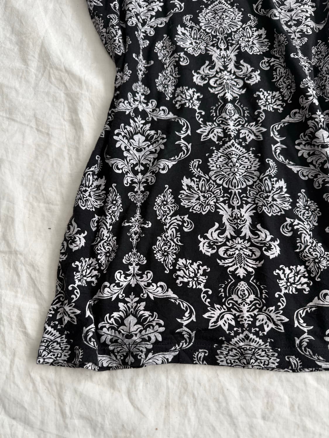 Y2k 오리엔탈 펑크 딱붙 슬리브리스 상품이미지6