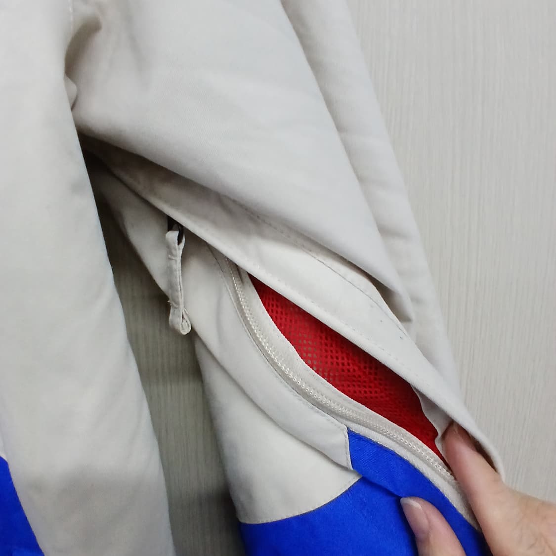 나이키 스노우보드 웨어 웜톤/블루 배색 후드 자켓 상품이미지6