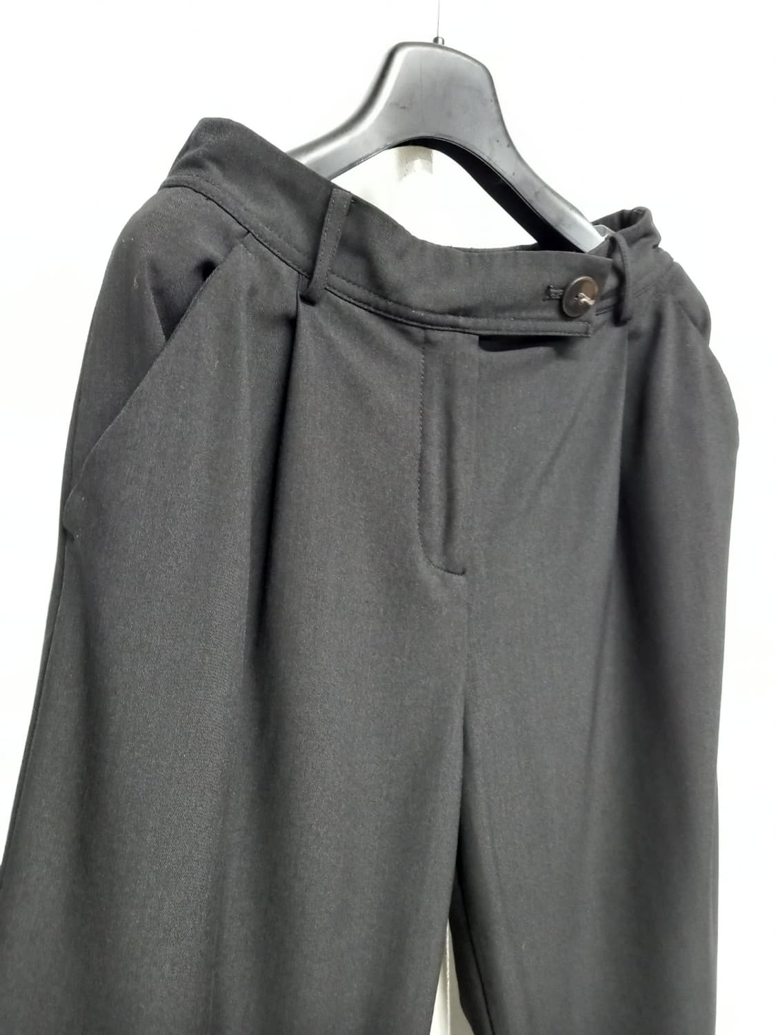 새 더엣지 춘하 핀턱 하이웨스트 일자통핏 팬츠 66.55 상품이미지5