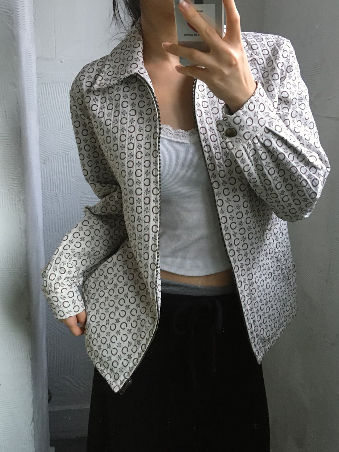 Celine 셀린느 트리오페 모노그램 집업 자켓 상품이미지1