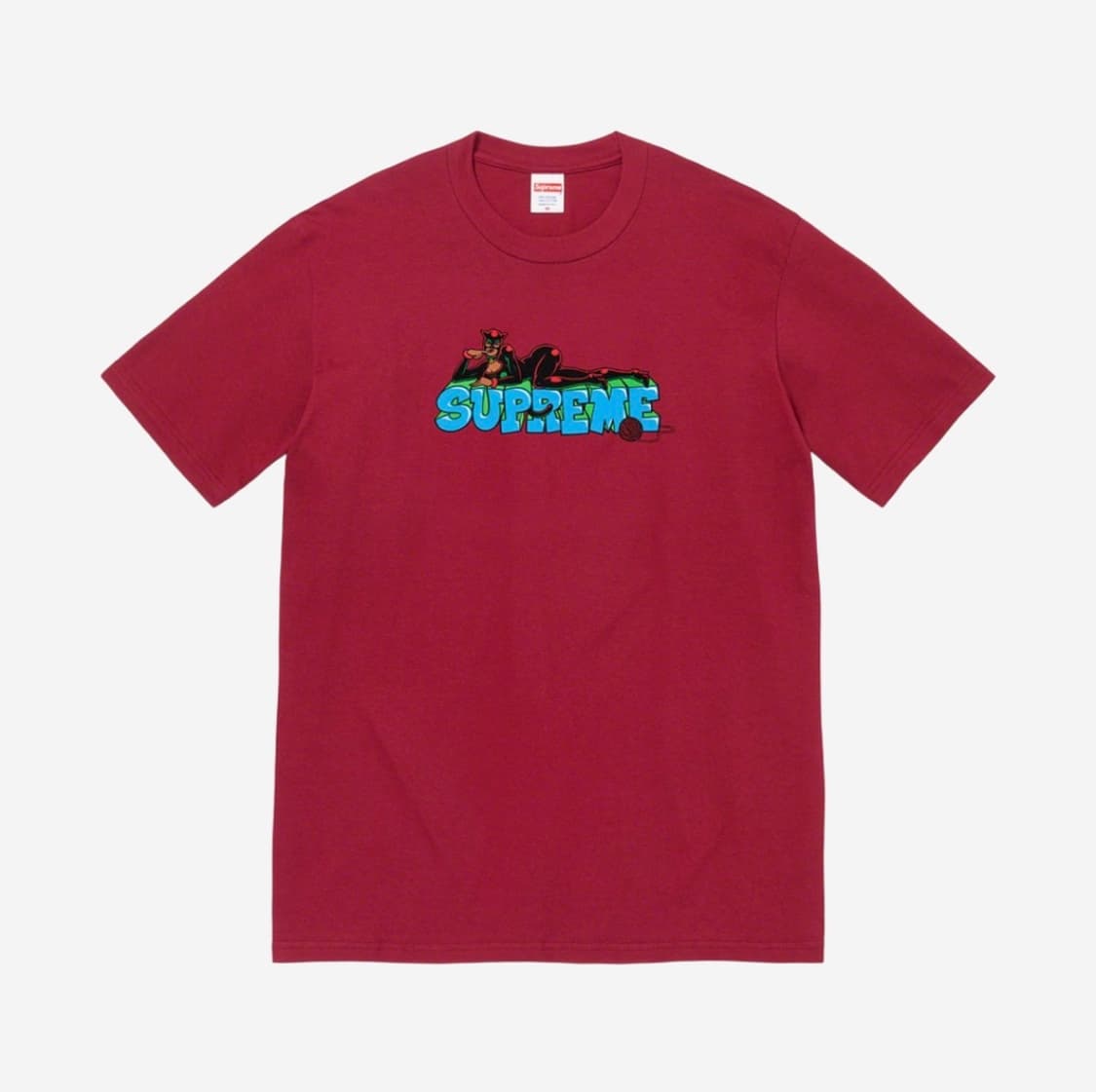 XL)슈프림 Supreme Catwoman T-Shirt Cardinal 상품이미지1