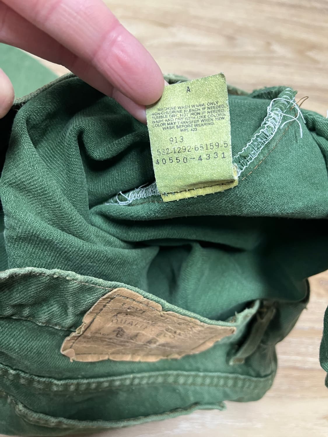 90s USA 리바이스 550 그린 청바지 34 상품이미지10