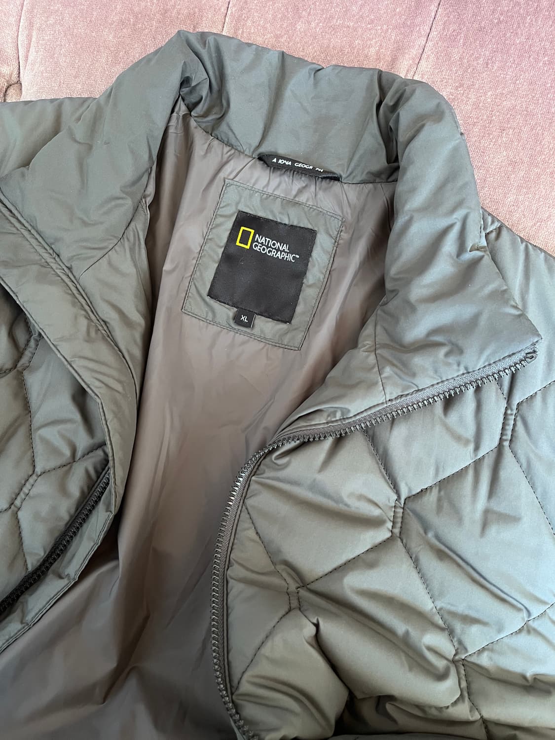 내셔널지오그래픽 남성 하프누빔패딩 상품이미지5