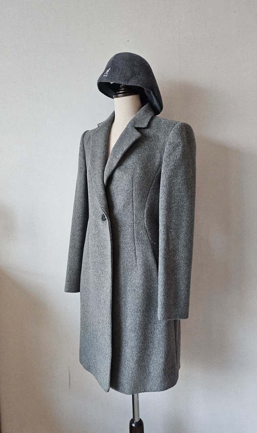 린 울코트  캉골 Wool 504 헌팅캡 겨울 코디세트 상품이미지5