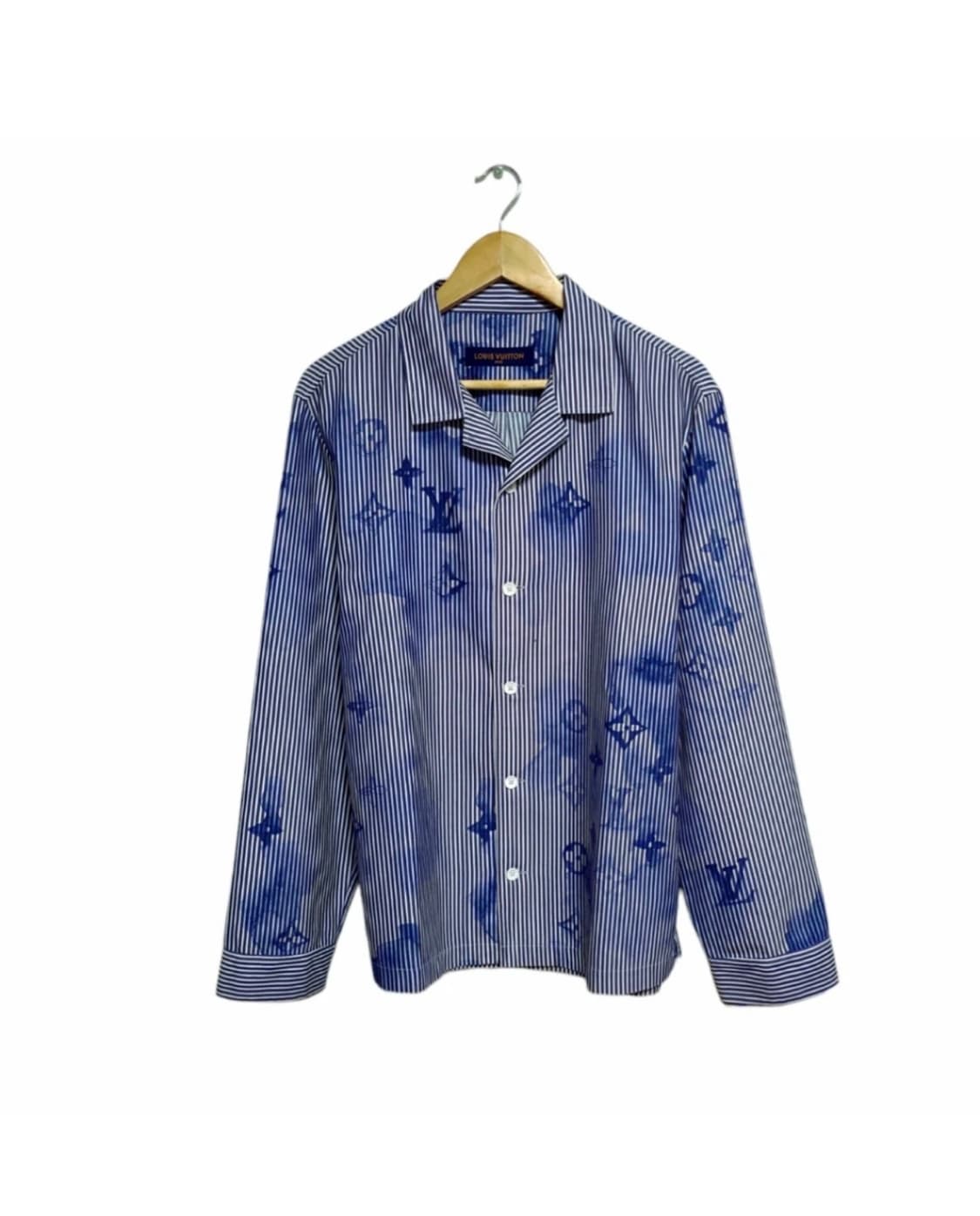 루이비통 워터컬러 파자마 셔츠 블루 급매 상품이미지1