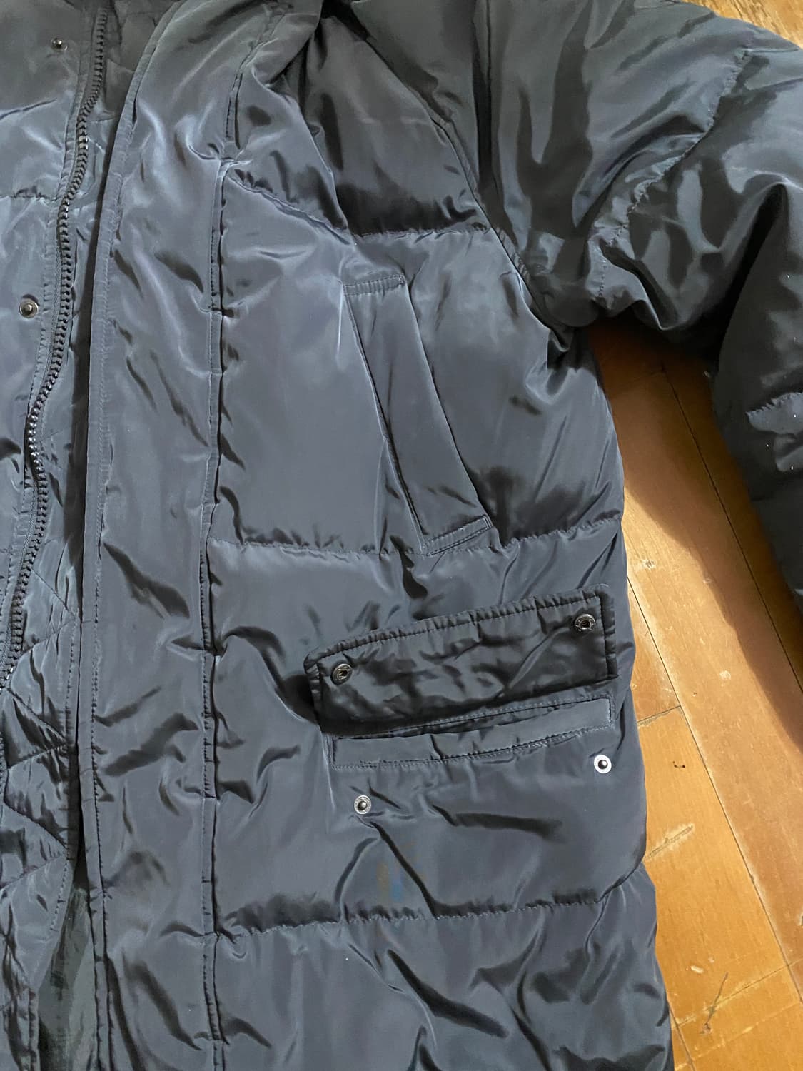 8 seconds 덕다운 다크그레이 롱패딩 XL 상품이미지2