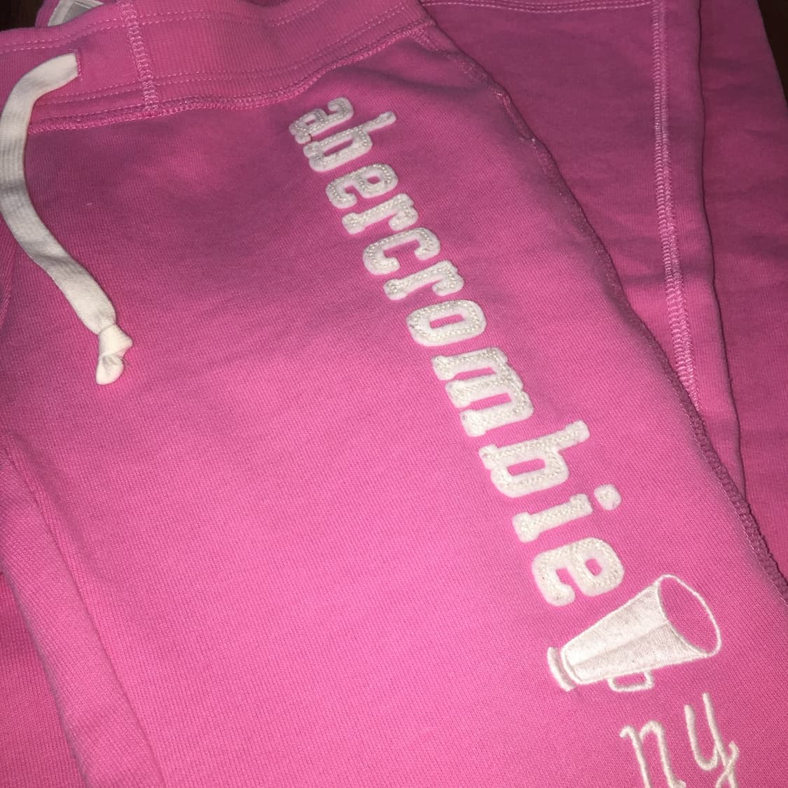 Abercromebie 핫핑크 로우라이즈 슬림핏 트레이닝팬츠 상품이미지4