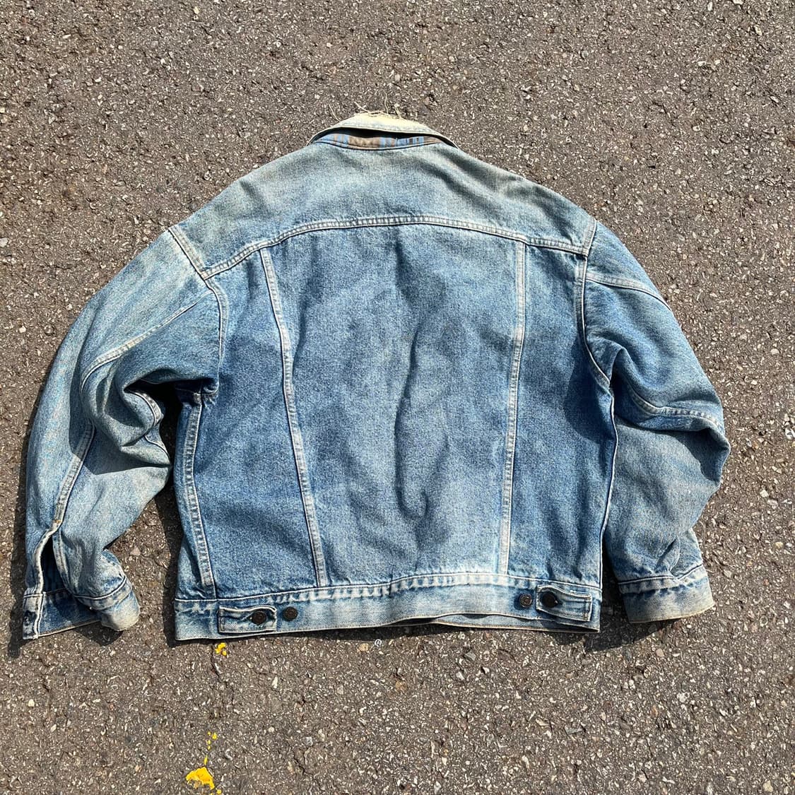 90s 리바이스 3rd 플란넬 라이닝 자켓 made in usa (L) 상품이미지4