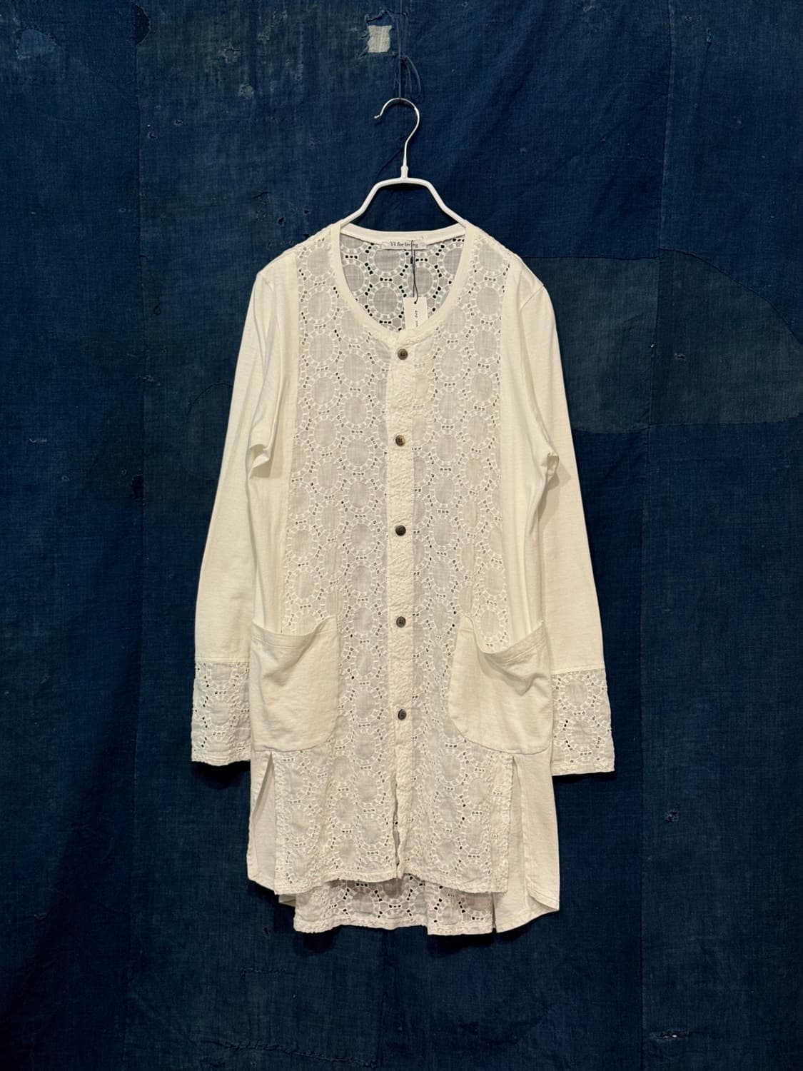 44-55) Yohji Yamamoto White Garden Tunic 상품이미지1
