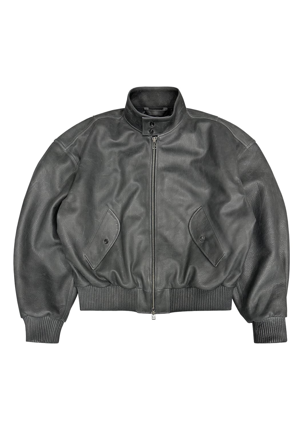 [1]GLESS 글레스 레더 헤링턴 자켓 / 032 상품이미지4