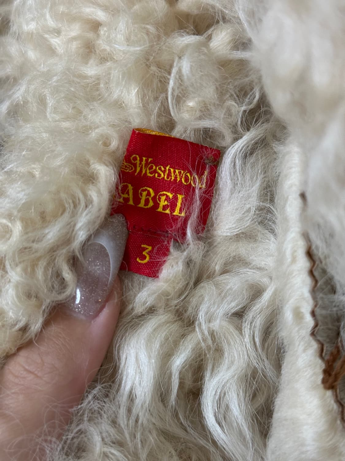 비비안웨스트우드 레드라벨 스웨이드 무스탕 코트 갸루템 빈티지 모리걸 상품이미지6