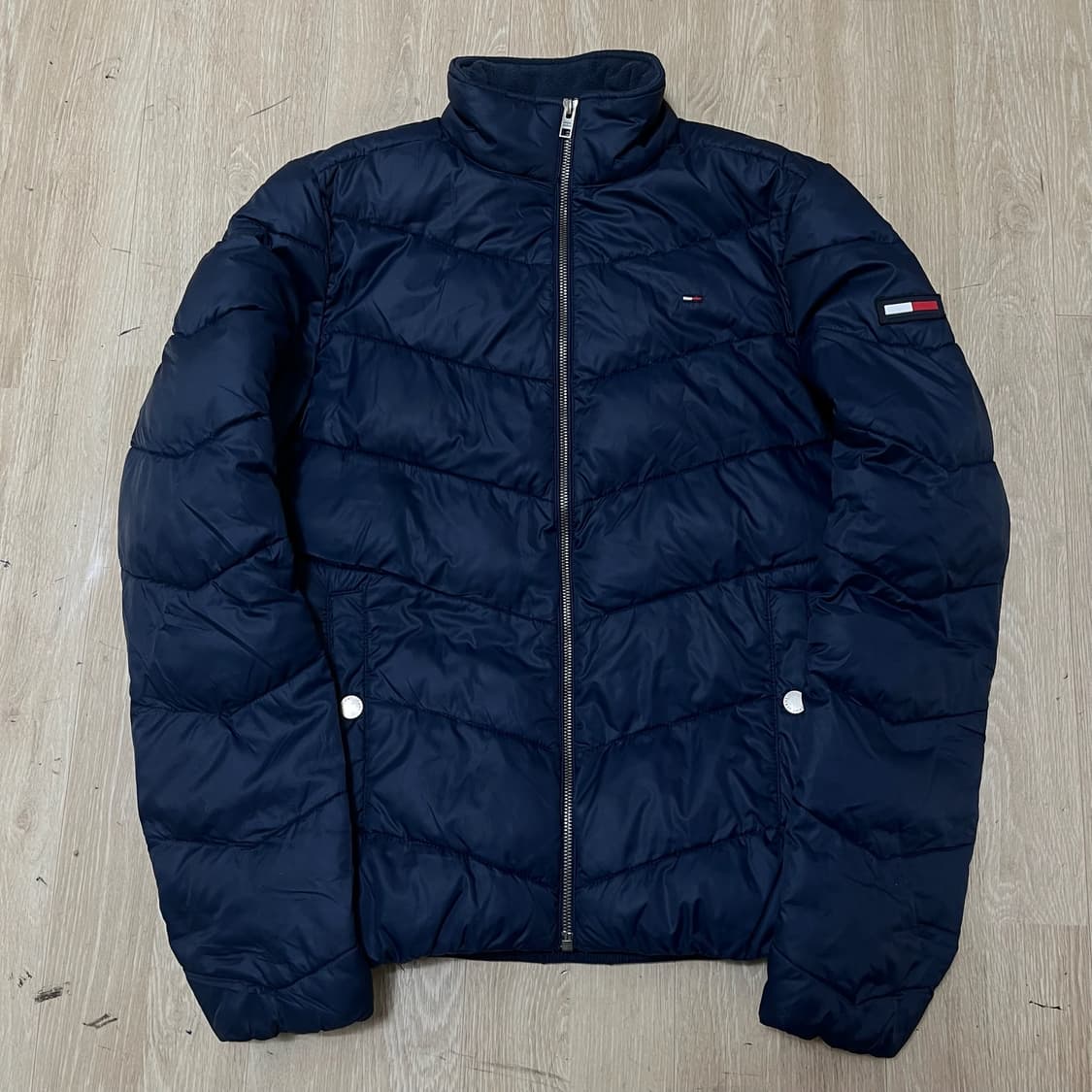 타미힐피거 미니 로고 베이직 푸퍼 패딩 S/90  상품이미지1