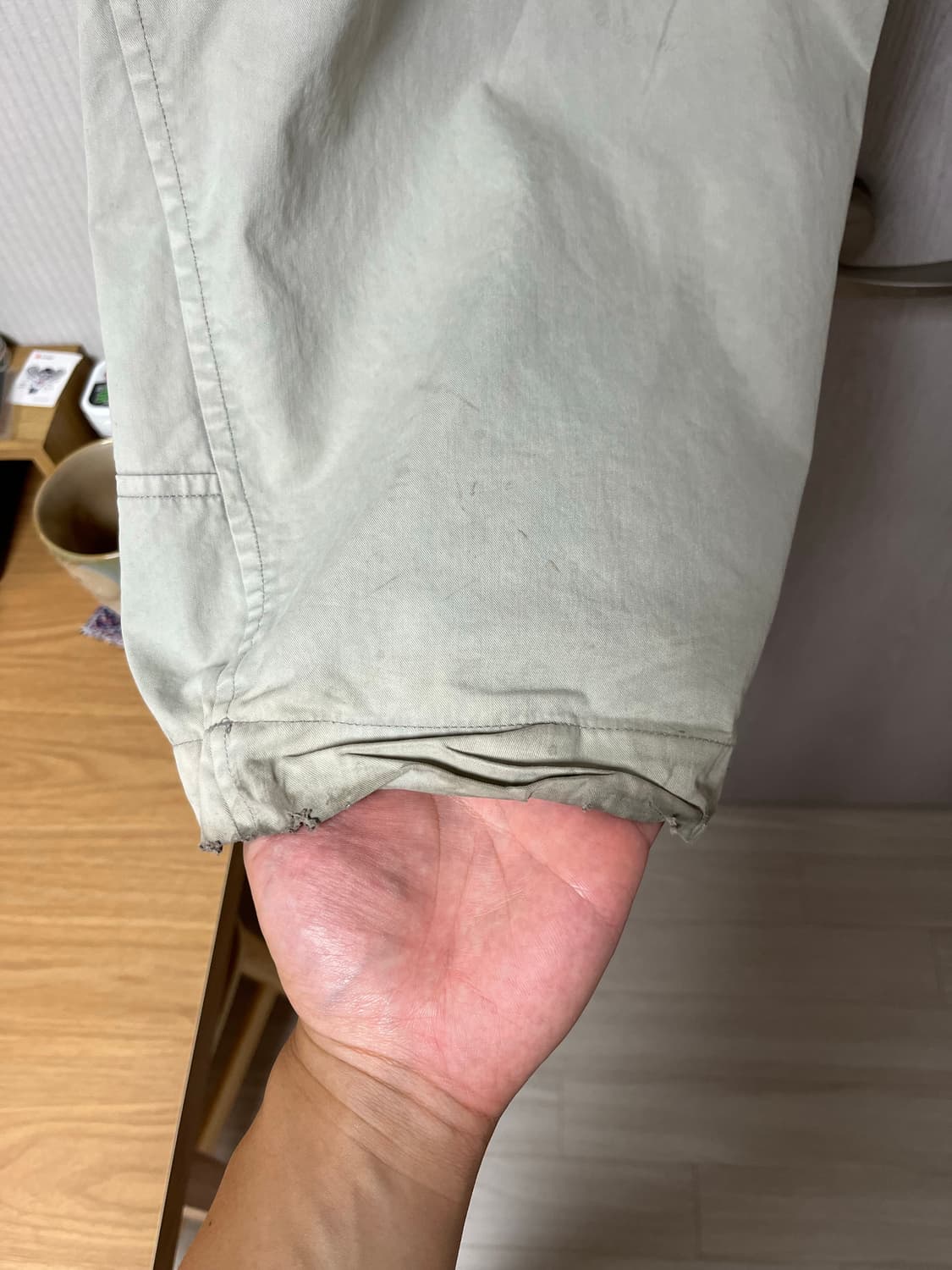 Mil Pants CPN Washed Light Grey 상품이미지4