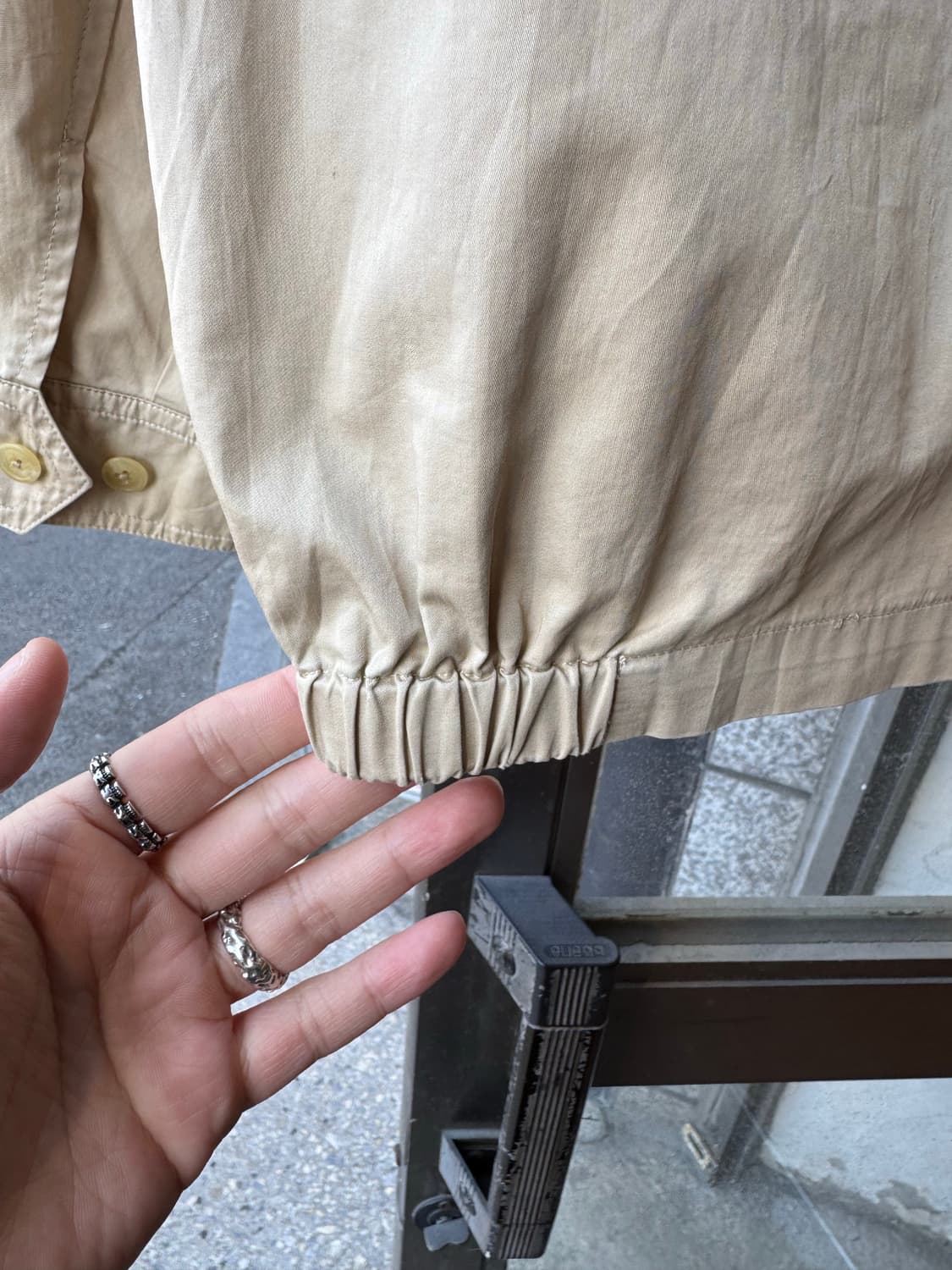 버버리 런던 아이보리 해링턴 자켓  상품이미지10