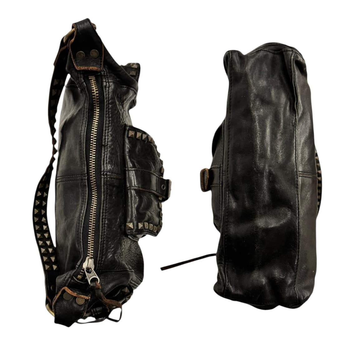 히스테릭글래머 레더 스터드 숄더백 블랙 상품이미지7