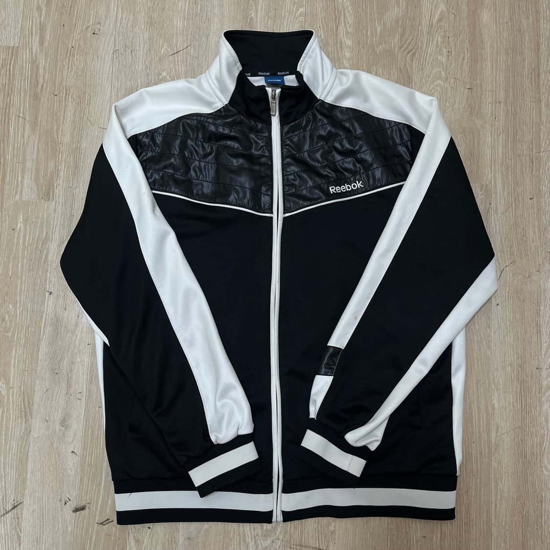 리복 올드스쿨 자수로고 배색 트랙탑 져지 XL(105) 상품이미지1