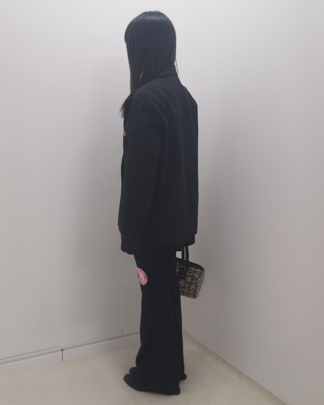 Sliver buckle point boxy nylon jacket 상품이미지4
