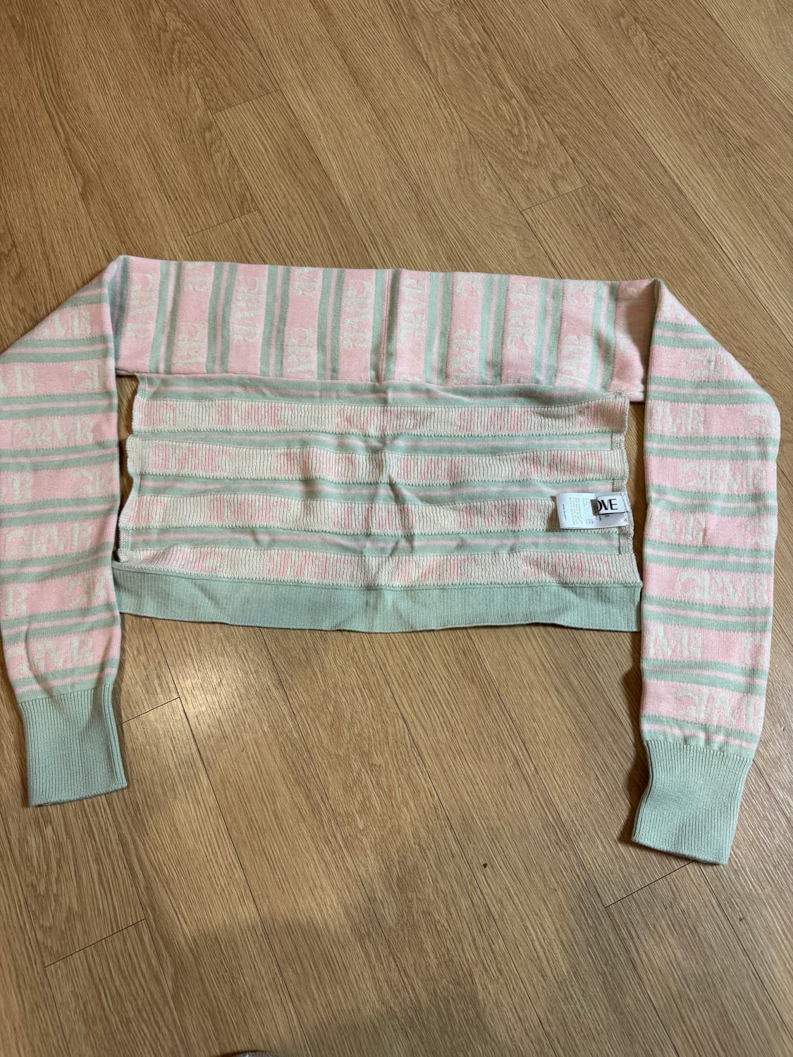 그로브 STRIPE GRVR SHAWL MUFFLER [PINK] 상품이미지4