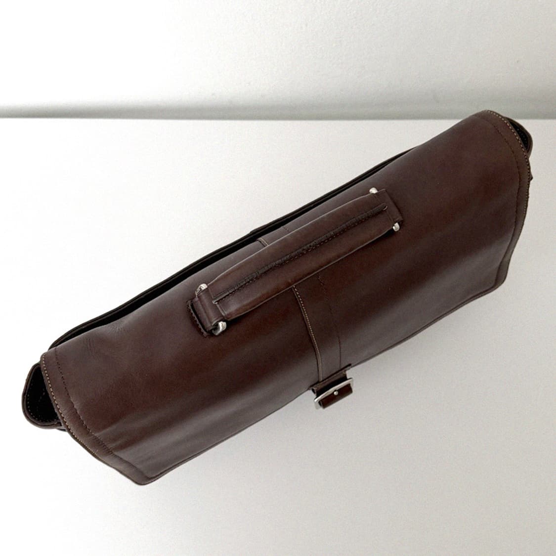 코치 버클 브리프케이스 다크브라운 크로스 서류가방 상품이미지8