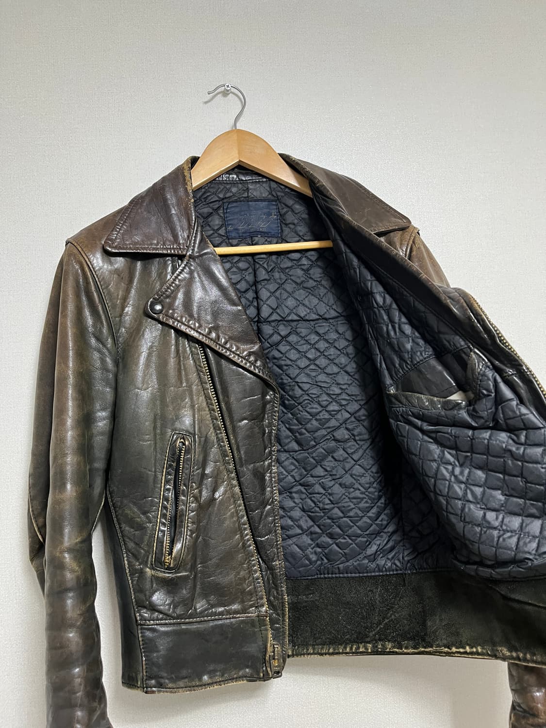 소가죽 라이더 자켓 상품이미지2