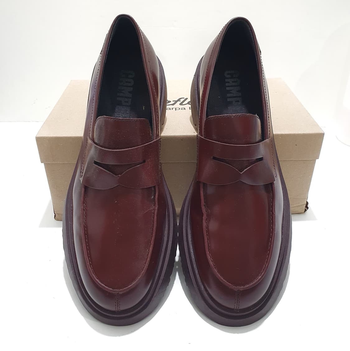 캠퍼 walden 로퍼 버건디 44 (280-285) 상품이미지3