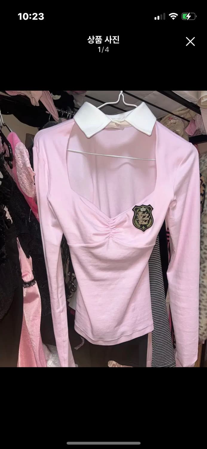 베이비메탈클럽 차미 챠미 카라 탑 티셔츠 베메클 갸루 상품이미지1