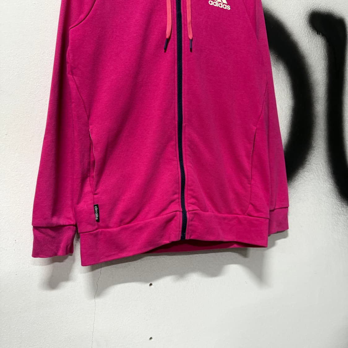 아디다스 올드스쿨 핫 핑크 지뢰계 집업 후디 상품이미지5