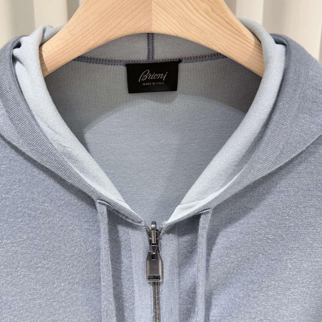 (S+/50) / 브리오니 페트롤리엄 블루 캐시미어 실크 코튼 리버시블 상품이미지4