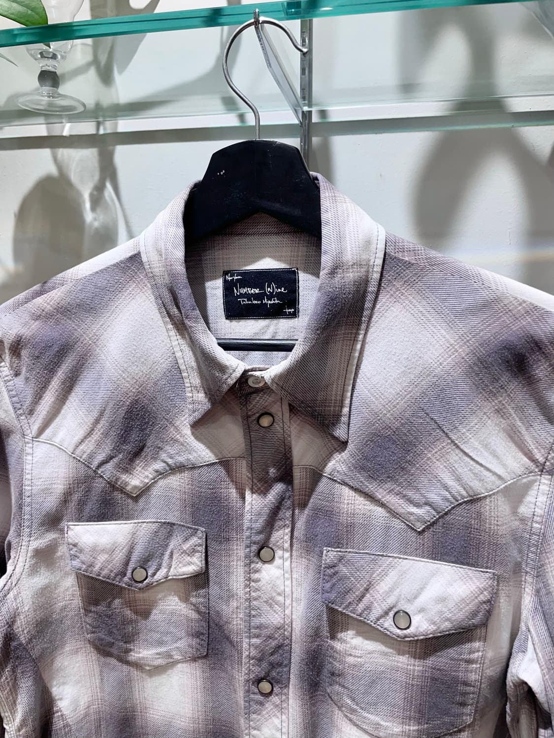 07aw 넘버나인 western shirt 상품이미지3