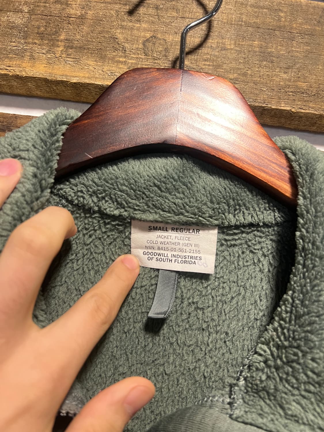 [S]오리지널 U.S ARMY 미군 폴라텍 플리스 자켓 상품이미지2