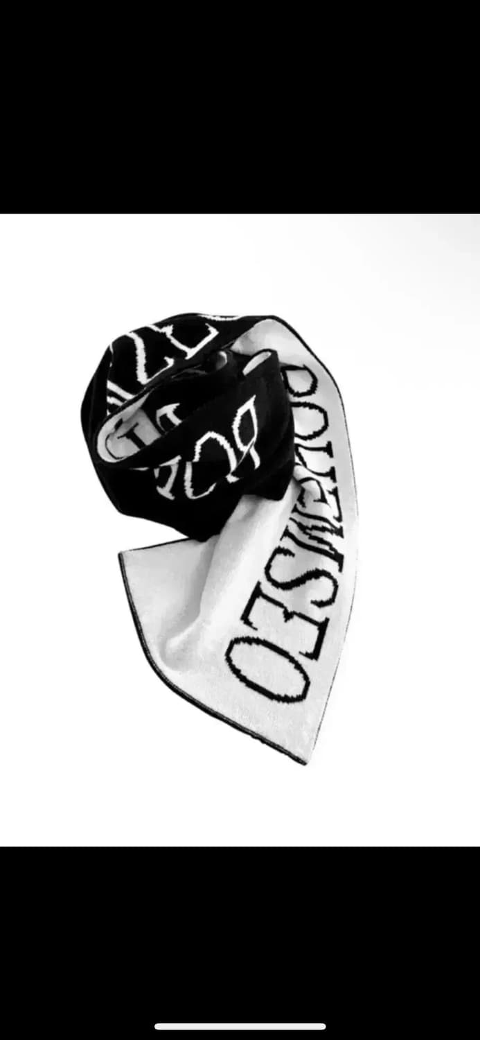 보헤미안서울 자카드 니트 머플러 상품이미지1