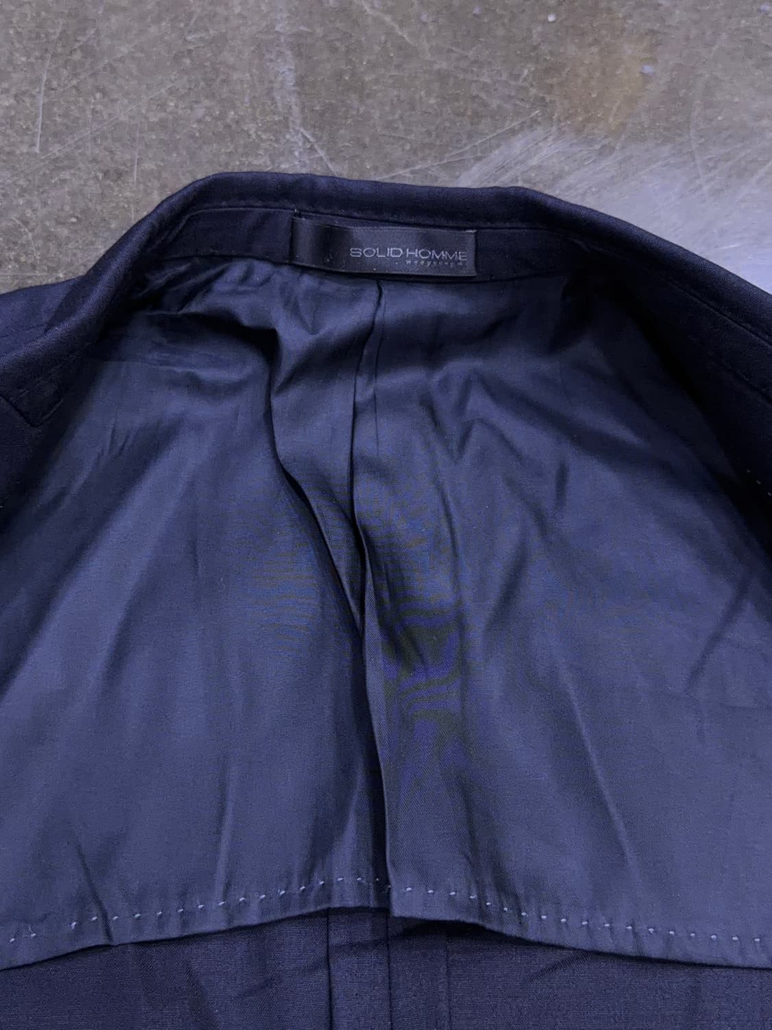 솔리드옴므 우영미 슬림 싱글 투버튼 블레이저 자켓 100 상품이미지7