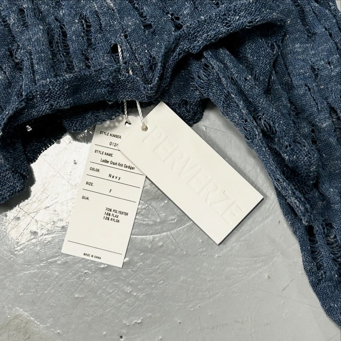 새상품) 퍼버즈 크래쉬 니트 가디건 상품이미지2