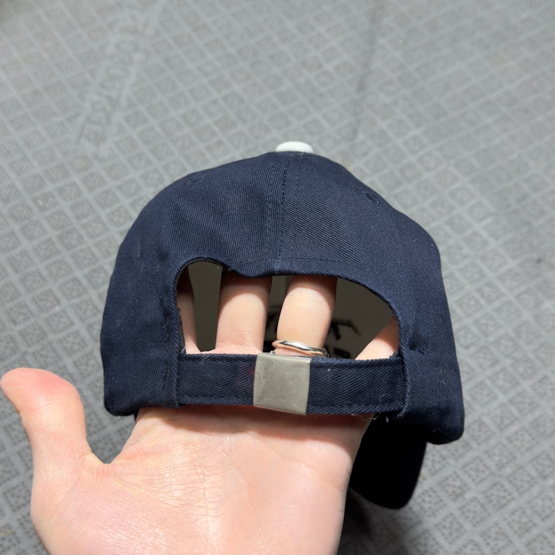 라이트컴뱃 화이트네이비 볼캡 상품이미지3