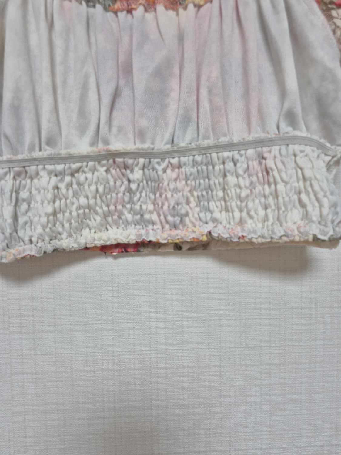 리즈리사 샘플 오렌지플로럴 크롭탑 상품이미지6