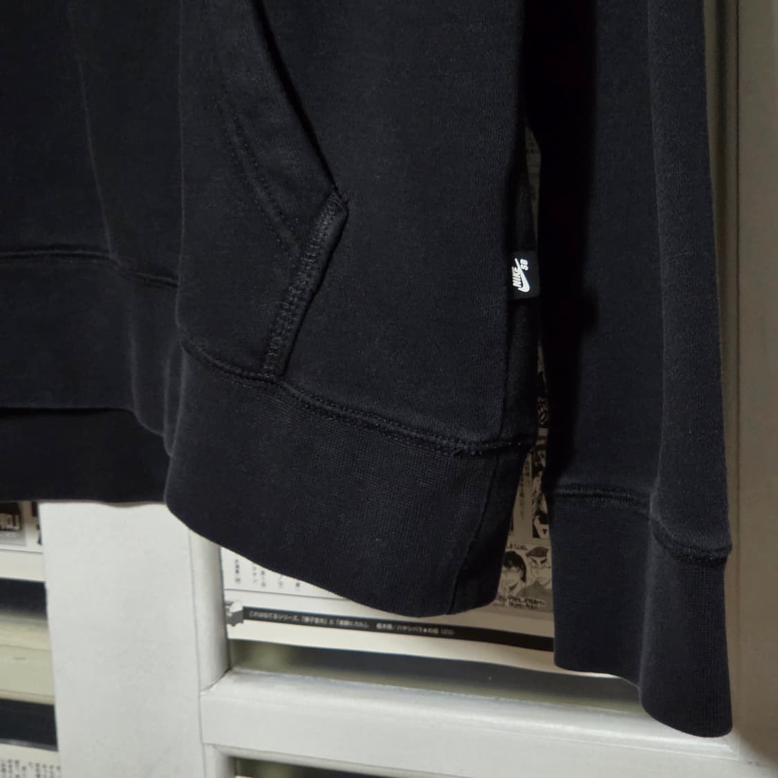 나이키 SB 블랙 빅로고 후드티 상품이미지4