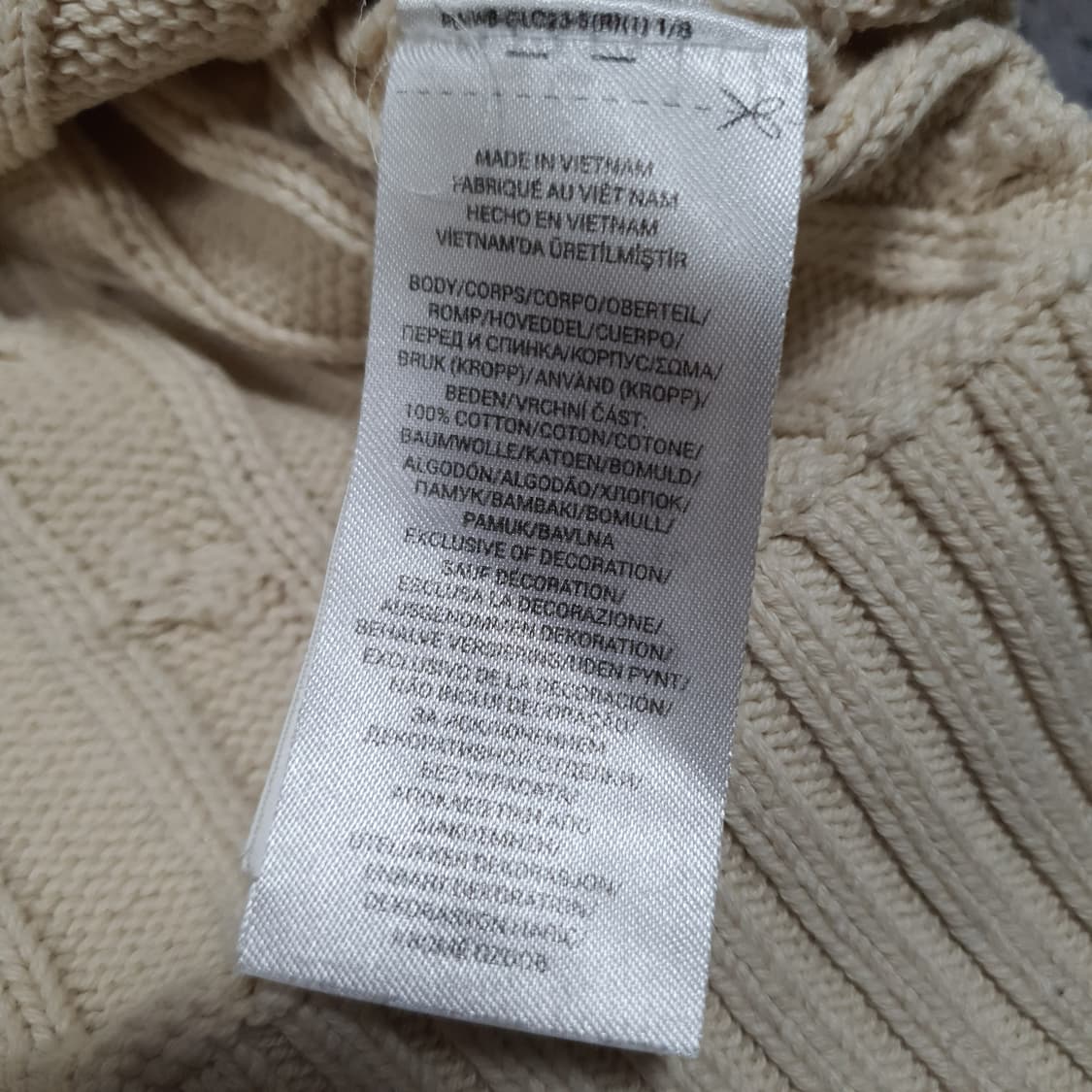 ✨ (바배) 폴로 랄프로렌 브이넥 케이블 니트  상품이미지4