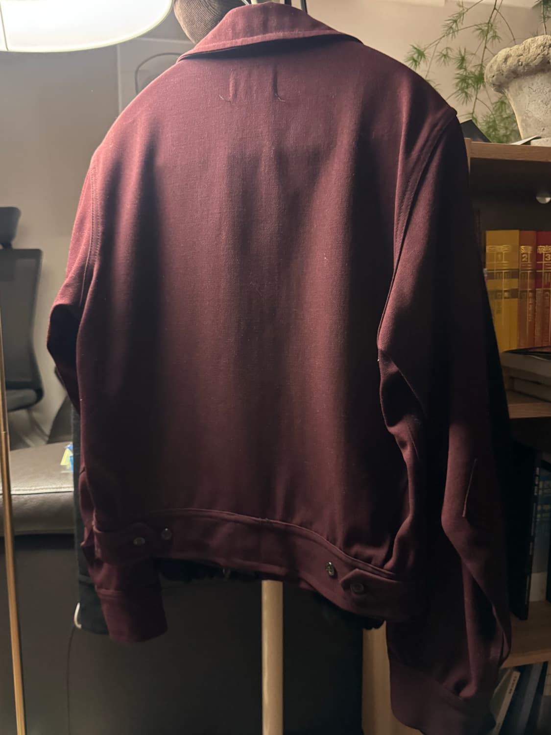 빈티지 고든 유니폼 워크 자켓 버건디 상품이미지4