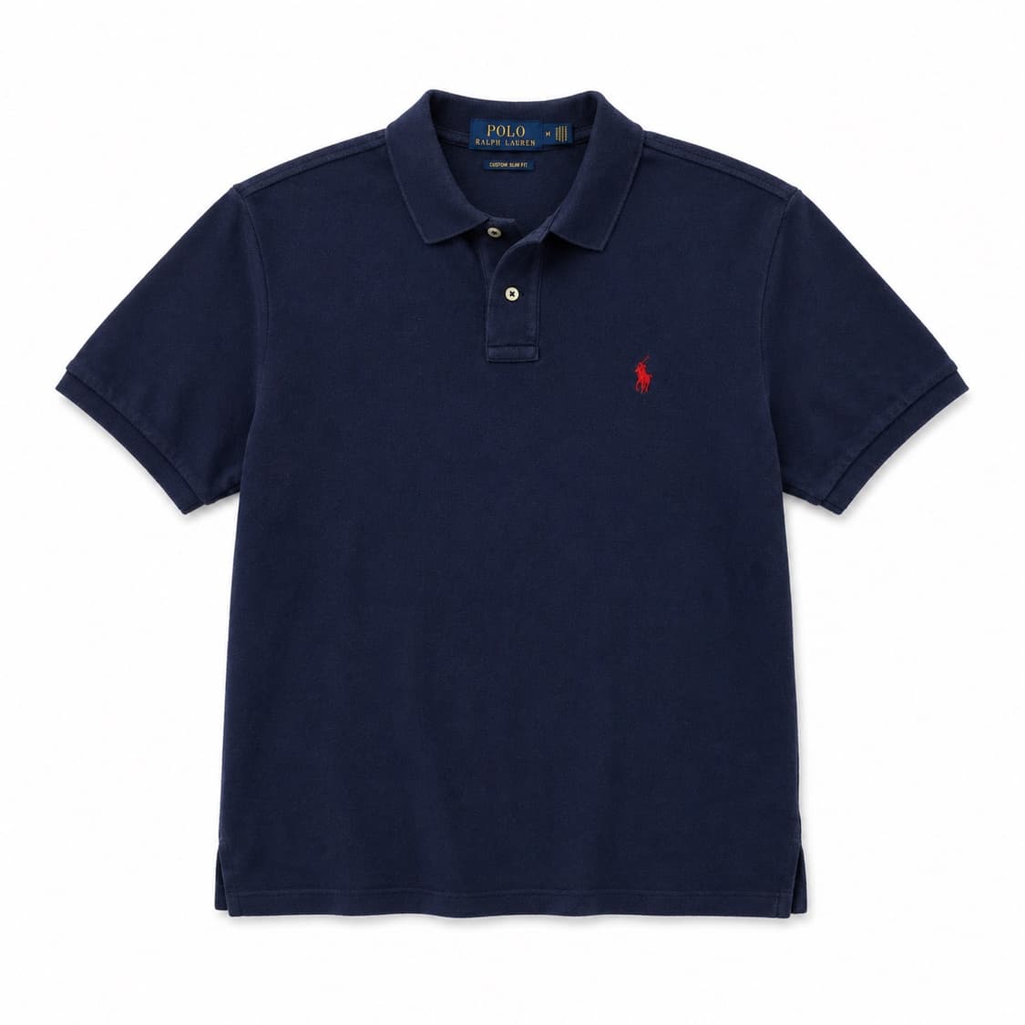 폴로 카라 반팔 티셔츠 네이비 M 상품이미지1