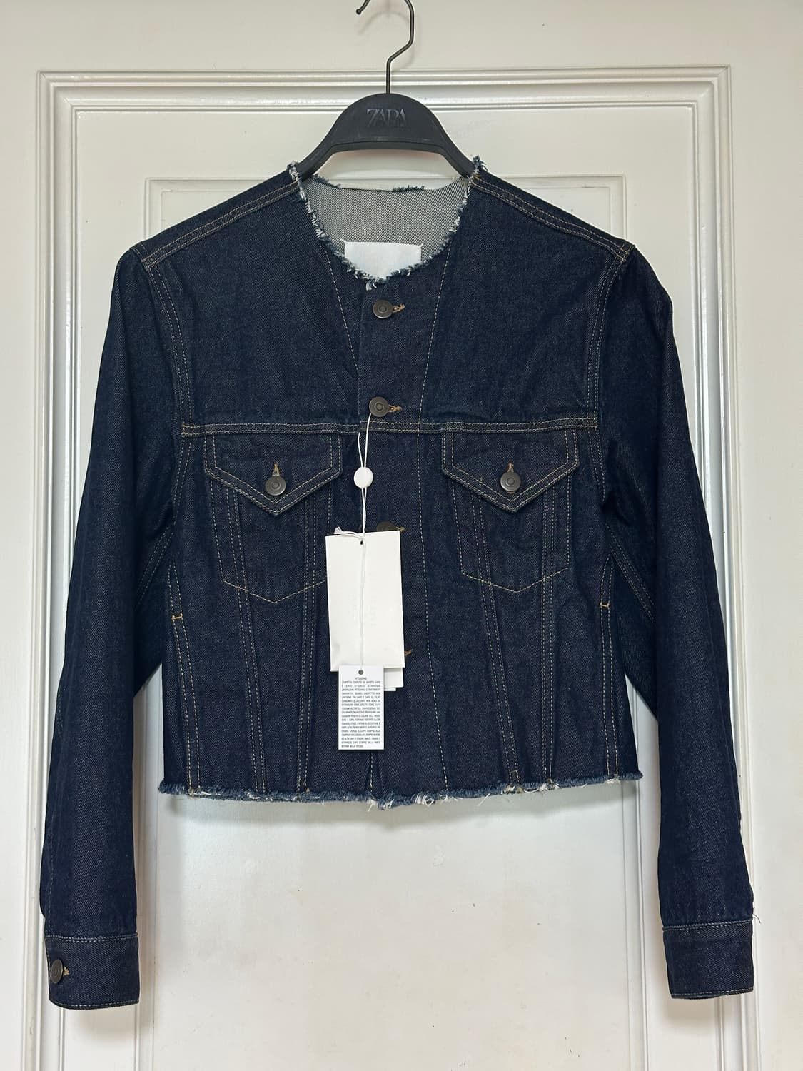 [새제품] 메종마르지엘라 여성 카라리스 데님자켓 EU38 상품이미지1