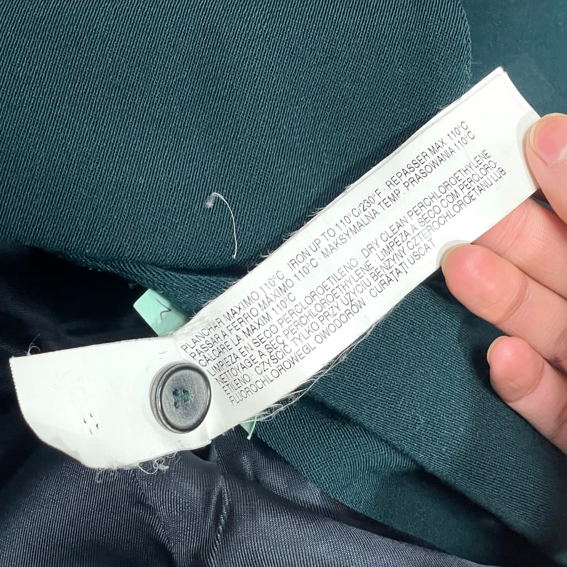 자라 딥그린 더블 슬림핏 자켓 여성XS 상품이미지5